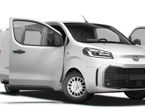 Toyota ProACE Electric L2 HQ Interior 2024 3D Model