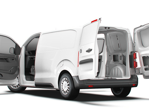Toyota ProACE Electric L2 HQ Interior 2024 Modelo 3D
