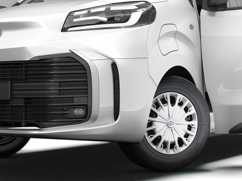 Toyota ProACE Electric L2 HQ Interior 2024 Modelo 3D