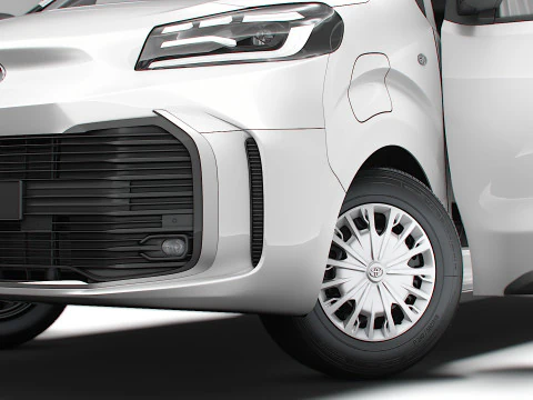 Wnętrze Toyota ProACE Electric L2 HQ 2024 Model 3D