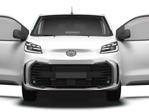 Wnętrze Toyota ProACE Electric L2 HQ 2024 Model 3D