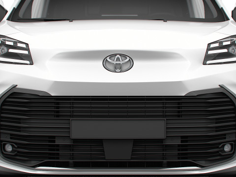 Toyota ProACE Electric L2 HQ Interior 2024 Modelo 3D