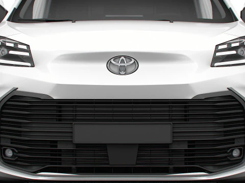 Wnętrze Toyota ProACE Electric L2 HQ 2024 Model 3D