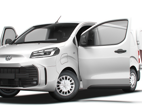 Toyota ProACE Electric L2 HQ Interior 2024 Modelo 3D