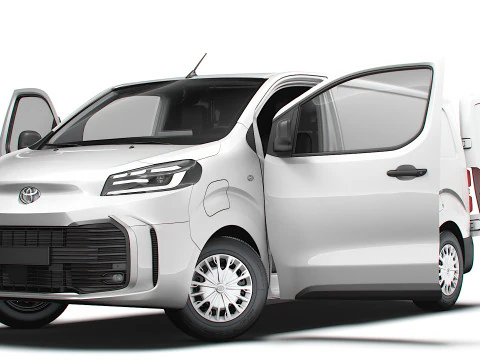 Wnętrze Toyota ProACE Electric L2 HQ 2024 Model 3D