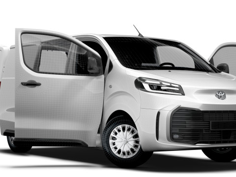 Toyota ProACE Electric L2 HQ Interior 2024 Modelo 3D