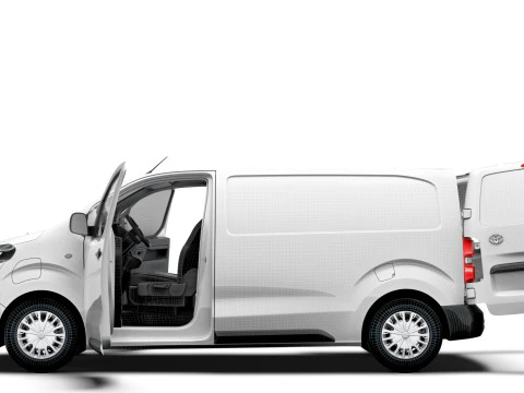 Wnętrze Toyota ProACE Electric L2 HQ 2024 Model 3D