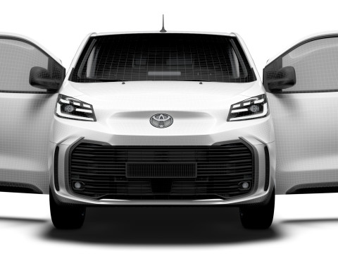 Toyota ProACE Electric L2 HQ Interior 2024 Modelo 3D