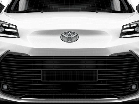 Wnętrze Toyota ProACE Electric L2 HQ 2024 Model 3D