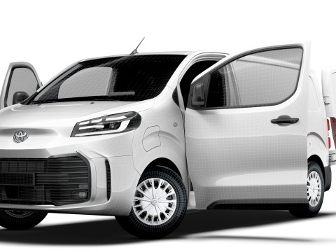 Toyota ProACE Electric L2 HQ Interior 2024 Modelo 3D