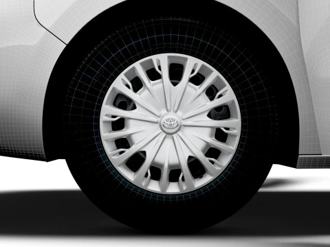 Wnętrze Toyota ProACE Electric L2 HQ 2024 Model 3D