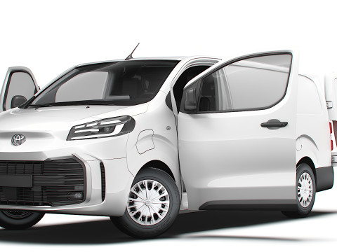 Toyota ProACE Electric L3 HQ Interior 2024 Model 3D