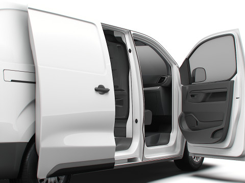 Toyota ProACE Electric L3 HQ Interior 2024 Model 3D