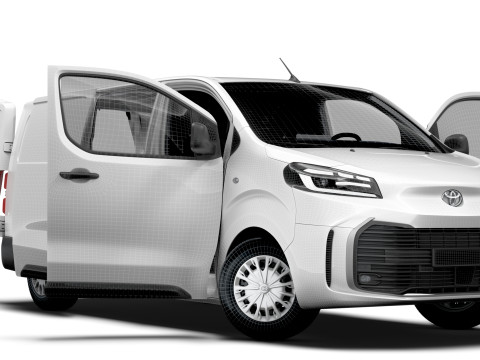 Toyota ProACE Electric L3 HQ Interior 2024 Model 3D