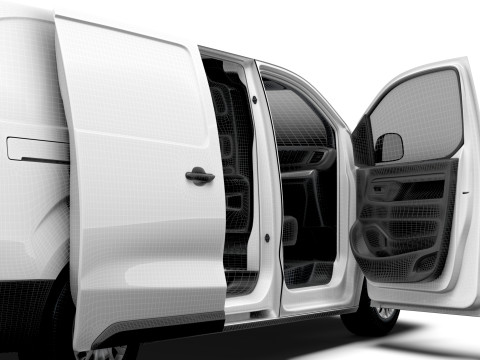 Toyota ProACE Electric L3 HQ Interior 2024 Model 3D