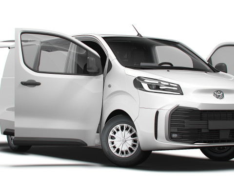 Toyota ProACE Electric Tailgate L2 HQ Interior 2024 3D Model