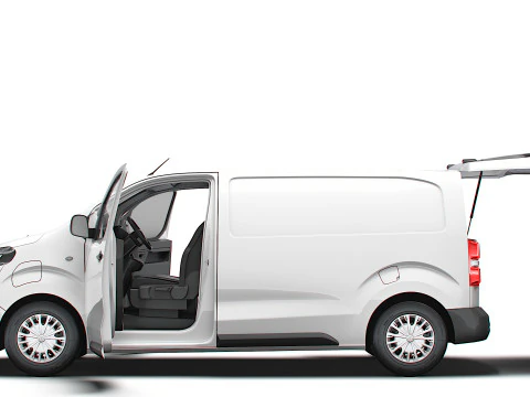 Toyota ProACE Electric Tailgate L2 HQ Interior 2024 3D Model
