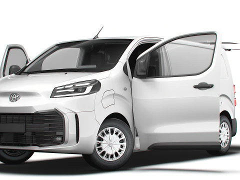 Toyota ProACE Electric Tailgate L2 HQ Interior 2024 3D Model