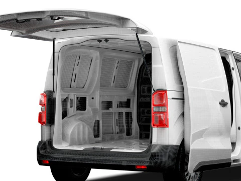 Toyota ProACE Electric Tailgate L2 HQ Interior 2024 3D Model