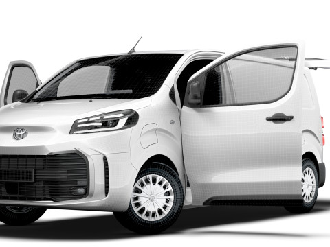 Toyota ProACE Electric Tailgate L2 HQ Interior 2024 3D Model