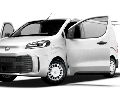 Toyota ProACE Electric Tailgate L2 HQ Interior 2024 3D Model