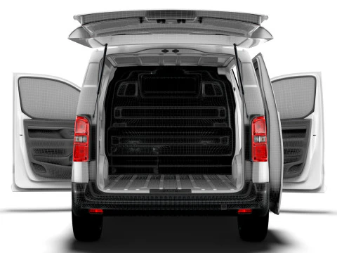 Toyota ProACE Electric Tailgate L2 HQ Interior 2024 3D Model