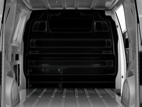 Toyota ProACE Electric Tailgate L2 HQ Interior 2024 3D Model
