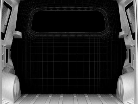 Vauxhall Vivaro Electric CombiVan L3 HQ Interior 2024 3D Model