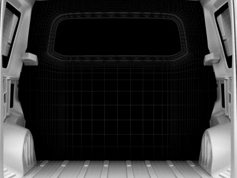 Interior Vauxhall Vivaro Electric CombiVan L3 HQ 2024 Model 3D