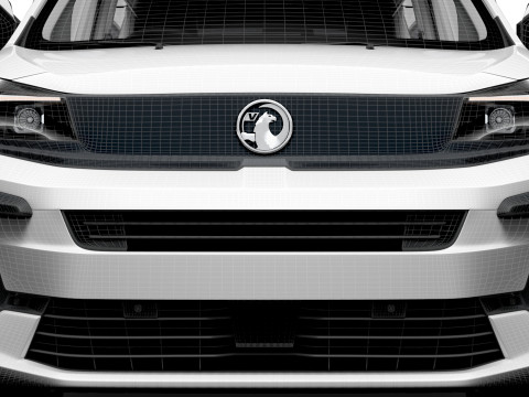 Vauxhall Vivaro Electric CombiVan L3 HQ Interior 2024 3Dモデル