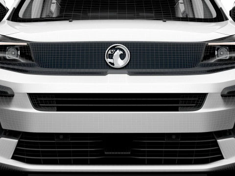 Vauxhall Vivaro Electric CombiVan L3 HQ Interior 2024 3D Model