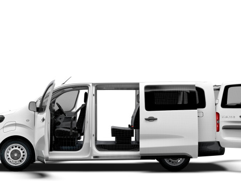 Vauxhall Vivaro Electric CombiVan L3 HQ Interior 2024 3Dモデル