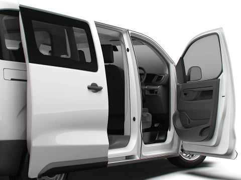 Vauxhall Vivaro Electric CombiVan L3 HQ Interior 2024 3D Model