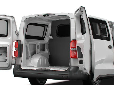 Vauxhall Vivaro Electric CombiVan L3 HQ Interior 2024 3D Model