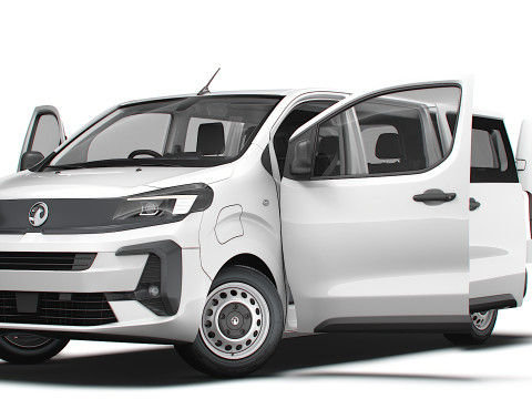 Vauxhall Vivaro Electric CombiVan L3 HQ Interior 2024 3Dモデル