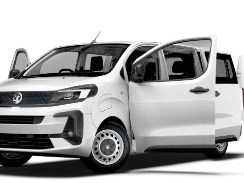 Vauxhall Vivaro Electric CombiVan L3 HQ Interior 2024 3Dモデル