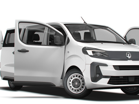 Vauxhall Vivaro Electric CombiVan L3 HQ Interior 2024 3Dモデル