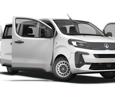 Vauxhall Vivaro Electric CombiVan L3 HQ Interior 2024 3D Model