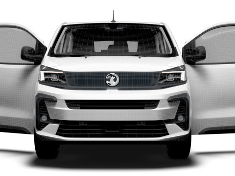 Vauxhall Vivaro Electric CombiVan L3 HQ Interior 2024 3Dモデル