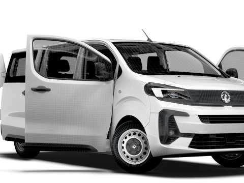 Vauxhall Vivaro Electric CombiVan L3 HQ Interior 2024 3Dモデル
