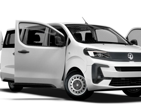 Vauxhall Vivaro Electric CombiVan L3 HQ Interior 2024 3D Model