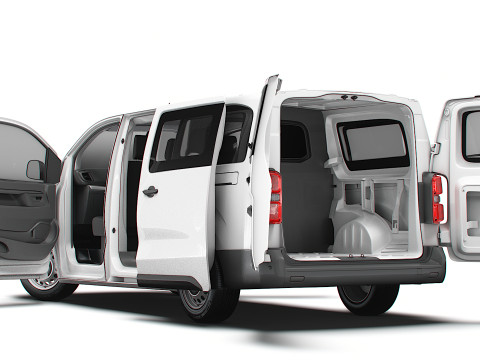 Vauxhall Vivaro Electric CombiVan L3 HQ Interior 2024 3Dモデル