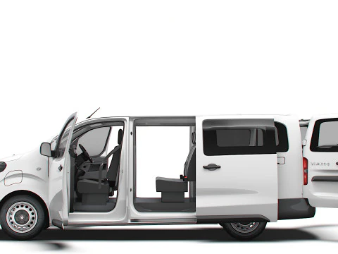 Vauxhall Vivaro Electric CombiVan L3 HQ Interior 2024 3D Model