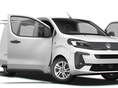 Vauxhall Vivaro Electric Tailgate Van L2 HQ Interior 2024 3D Model