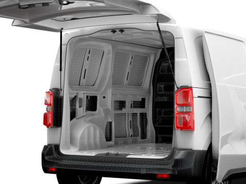 Vauxhall Vivaro Electric Tailgate Van L2 HQ Interior 2024 Model 3D
