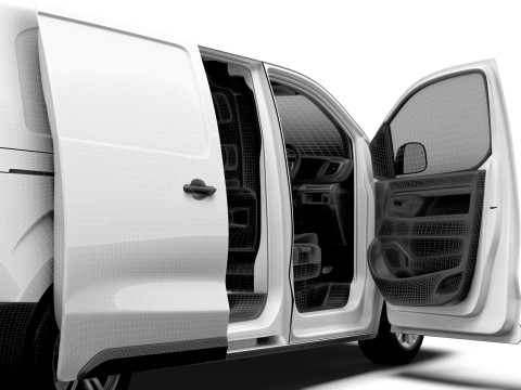 Vauxhall Vivaro Electric Tailgate Van L2 HQ Interior 2024 Model 3D