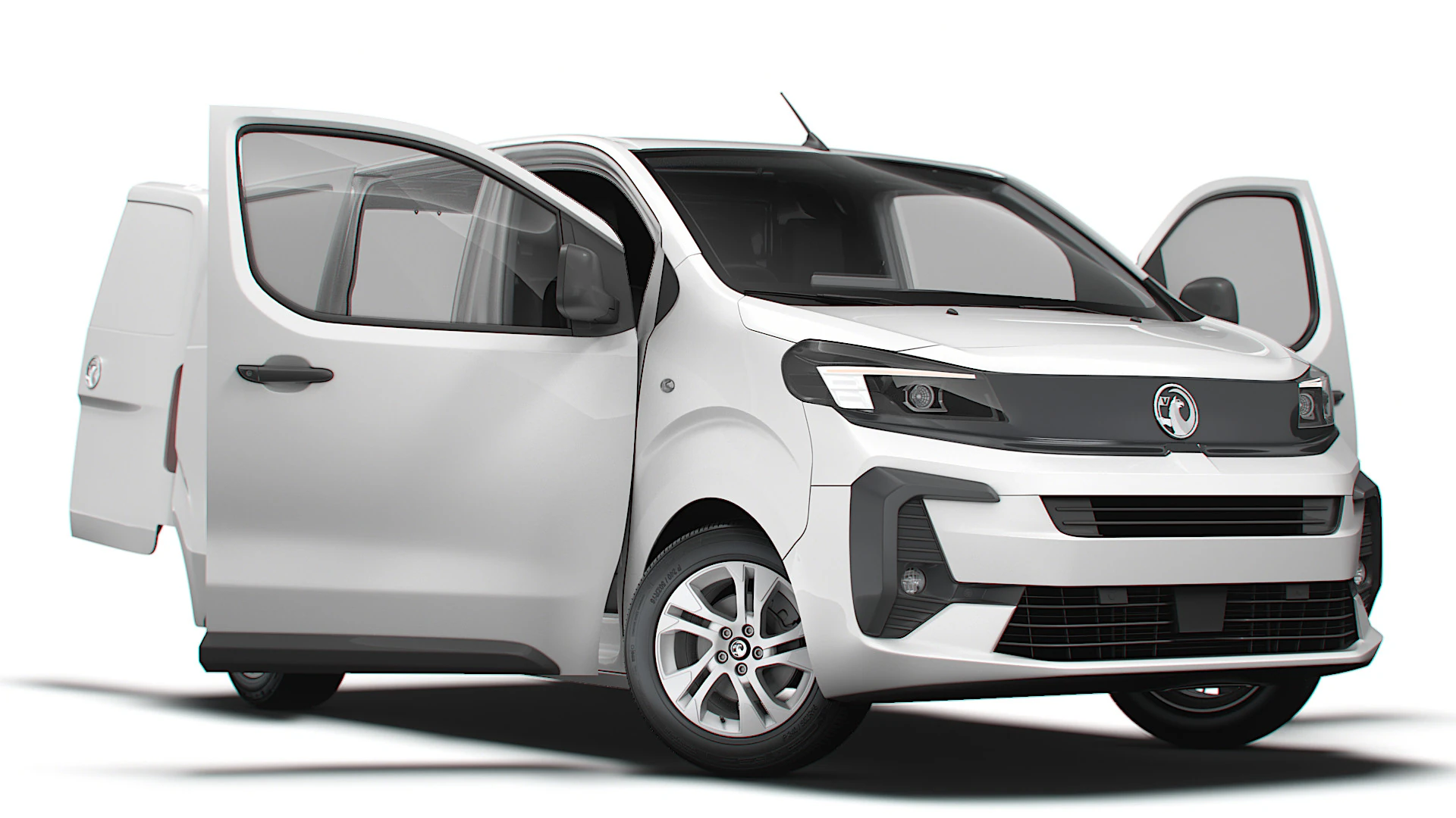 Vauxhall Vivaro Electric Van L1 HQ Interior 2024 3D Model .c4d .max .obj .3ds .fbx .stl .blend 