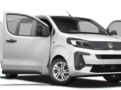 Vauxhall Vivaro Electric Van L1 HQ Interior 2024 3D Model