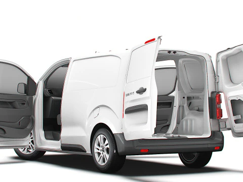 Vauxhall Vivaro Electric Van L1 HQ Interior 2024 3D Model