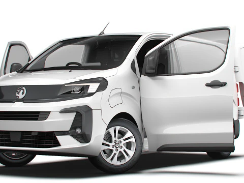 Vauxhall Vivaro Electric Van L1 HQ Interior 2024 3D Model